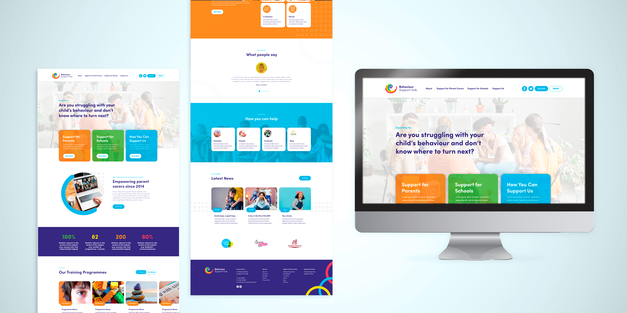 Behaviour Support Hub Website Design & Branding